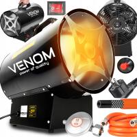 ПРОФЕССИОНАЛЬНЫЙ ГАЗОВЫЙ НАГРЕВАТЕЛЬ VENOM VN 1401 30KW ЭКОНОМИЧНЫЙ ВЕНТИЛЯТОР LPG
