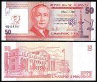 $ Филиппины 50 PISO P - 215 UNC 2013
