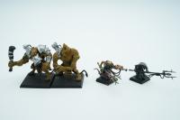 Warhammer Island of Blood Skaven Rat Ogres & Packmasters zestaw 4 figurki