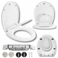 Deska Sedesowa Wolnoopadająca Z Nakładką Dla Dzieci Typ O Uniwersalna WC