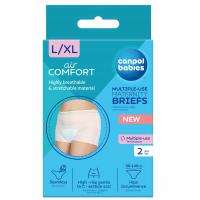Canpol wielorazowe majtki poporodowe siateczkowe 2 szt.
