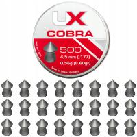 Дробь diabolo Umarex Cobra Pointed Ribbed 4,5/500