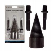 ŚWIDER DO ŁUPANIA DREWNA WIERTŁO STOŻEK ŁUPARKA DO WIERTARKI 32mm SDS+ 1/4