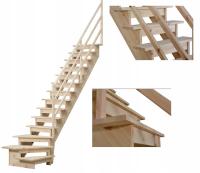 Деревянная лестница для обработки правой сосны на складе