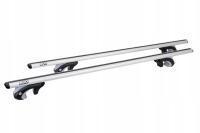 Bagażnik dachowy samochodowy aluminiowy na relingi otwarte Eco Alubase 135