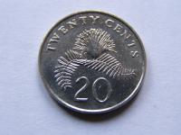 SINGAPUR SINGAPURA 20 CENTS 1987 ROK !!!!!!!! 1311