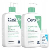 CeraVe Очищающий гель для умывания жирная кожа, лицо тело 473мл Х2