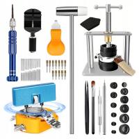 ZESTAW NAPRAWCZY DO ZEGARKÓW PROFESJONALNY DO NAPRAWY ZEGARKÓW 81 ELEMENTÓW