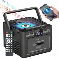 CD-ПЛЕЕР КАССЕТА BLUETOOTH ПОРТАТИВНЫЙ FM-РАДИО DISCMAN MP3 AUX КОЛОНКИ