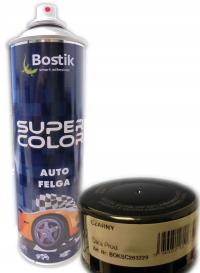 Акриловая краска авто обод черный Bostik 500ml черный для колесных дисков
