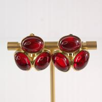 Klipsy do Uszu Lolita Accessories Klips do Ucha ZJAWISKOWE CZERWONE KLASYKA