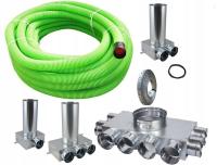 2X Rekuperacja wentylacja zestaw elementów do rekuperacji dom 120 m