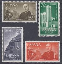 SAHARA ESPANOL - 1961 - Mi 224-227 - FRANCO xx