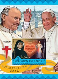 Papież Jan Paweł II, Franciszek blok #slm16223b