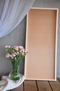 Ramka drewniana, makrama, baza, solidna, 40x30, NATURALNE TŁO