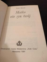 Piotr Heród - Matko oto syn twój