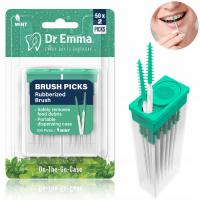 Szczoteczki Międzyzębowe Czyściki Silikonowe Miękkie Do Zębów 100szt Soft