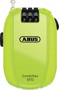 Abus Combiflex BREAK Kłodka z linką zwijaną 85 Neon yellow