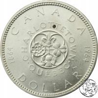 Kanada, 1 dolar, 1964, Charlottetown i Quebec