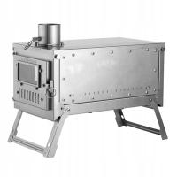 Titanium Almoy Folding Tent Namiot piec spalanie drewna do kempingu SU