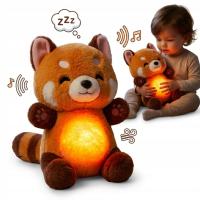 SZUMIĄCA SZOP MIŚ ODDYCHAJĄCA PRZYTULANKA MASKOTKA SZUMIĄCY USPOKAJACZ