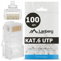 Wtyk RJ45 8P8C UTP kat. 6 100 szt.