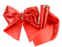 широкий бант SEXI подарок красный DIY 16 см атласный
