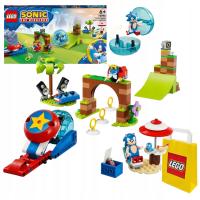 LEGO SONIC 76990 WYZWANIE Z PĘDZĄCĄ KULĄ THE HEDGEHOG TOR Z WYRZUTNIĄ