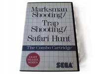 MARKSMAN SHOOTING TRAP SHOOTING SAFARI HUNT SEGA MASTER SYSTEM ENG SEGA