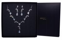 КОМПЛЕКТ серебряную свадьбу RUSTYKLANY серьги колье