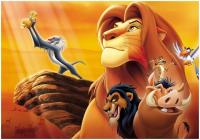 Naklejki na ścianę dla dzieci plakat KRÓL LEW 100x70