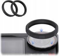 2x Silikonowy Pierścień Ochronny na Obiektyw do DJI Osmo Action 5 Pro 4 3
