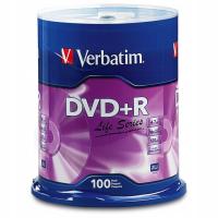 VERBATIM DVD R 4.7 GB 16x торт 100 штук