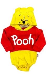 Bawełniane Body Niemowlęce z Kapturem KUBUŚ PUCHATEK cm