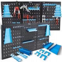 Tablica narzędziowa Bituxx czarna 120x60 cm z uchwytami