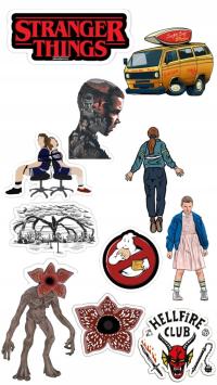 Naprasowanka Termo Aplikacja Naklejka na odzież stranger things serial