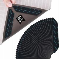 NAKLEJKI NAKŁADKI POD DYWAN WYKŁADZINE ANTYPOŚLIZGOWE PODKŁADKI ZESTAW 30x