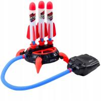 2X WYRZUTNIA RAKIET Piankowych Katapulta LAUNCHER ROCKET 6 x Rakiety Pianka