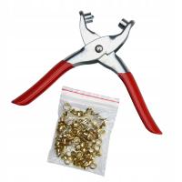 -Grommet Eyelet Setting Setter Pliers Tool Set for Bags Shoes Leather Punch