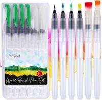 Zestaw 6 pędzli malarskich, Intrend, ze zbiornikiem na wodę, akumulatorowy