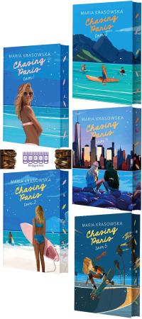 Красовская Мария - пакет 5X CHASING PARIS иллюстрированные края закладка