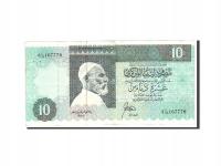 Banknot, Libia, 10 Dinars, 1989, Undated, KM:56, E