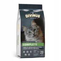DIVINUS Cat Complete сухой корм для взрослых кошек витамины 20 кг