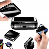 10000mAh Power Bank Mini mobilny z cyfrowym wyświetlaczem LED 2xUSB
