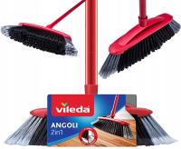 Щетка Vileda с палкой 2 в 1 профилированная метла