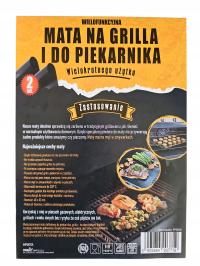 TEFLONOWA MATA NA GRILLA I DO PIEKARNIKA 2 SZTUKI