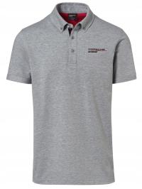 МУЖСКАЯ СЕРАЯ РУБАШКА ПОЛО PORSCHE MOTORSPORT M