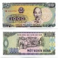 Banknot Wietnam 1000 Dong 1988 UNC