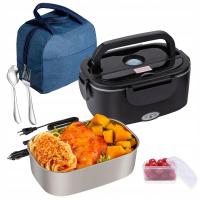 LUNCHBOX PUDEŁKO NA LUNCH ELEKTRYCZNA STAL NIERDZEWNA 1,5L 12V/24V/220V 60W