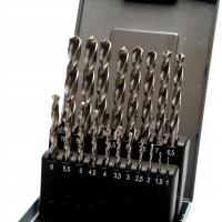 Набор сверл 1-10 Hssco 19шт кобальт Коронет
